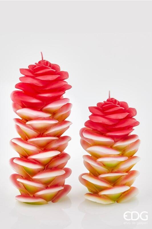 edg enzo de gasperi edg enzo de gasperi candela ginger h 22 cm d 10 cm green pink ean 8056372649493