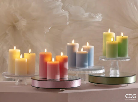 edg enzo de gasperi edg enzo de gasperi candela led soffio natale h 15 cm d 75 cm ip20 cf 3 pz white ean 8059824520319