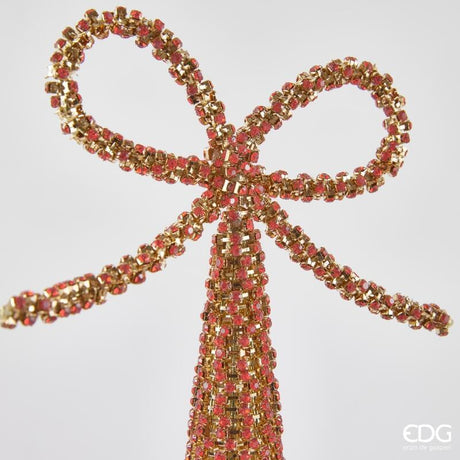 edg enzo de gasperi edg enzo de gasperi cono jewel di natale h 48 cm red gold ean 8059824497475