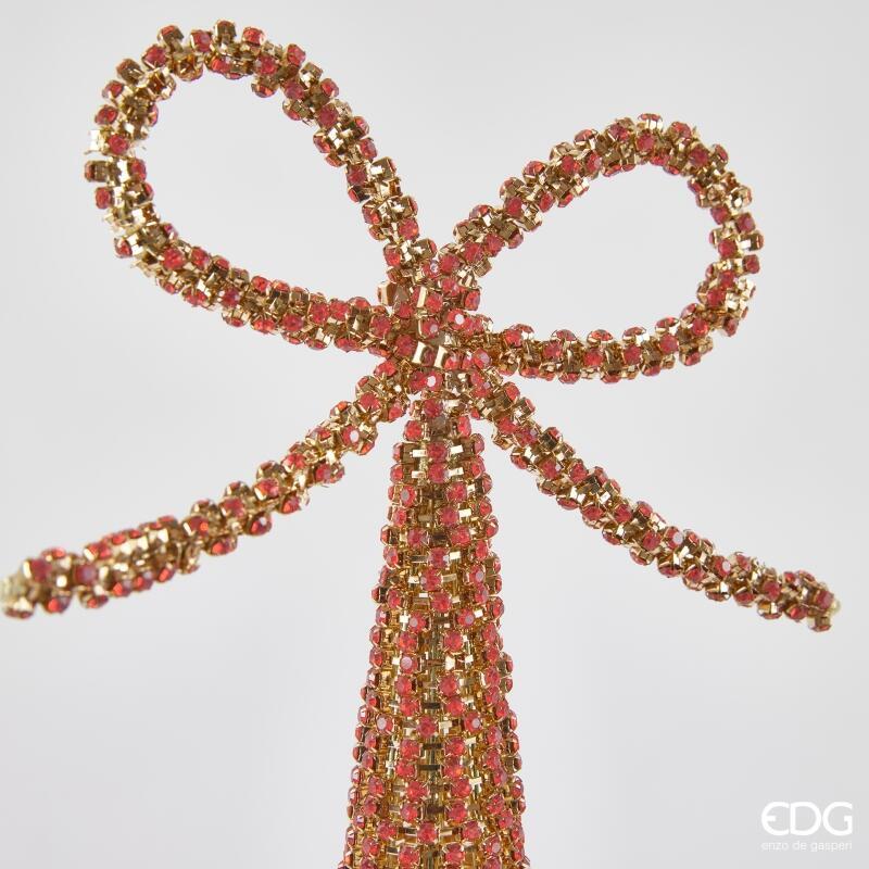 edg enzo de gasperi edg enzo de gasperi cono jewel di natale h 66 cm red gold ean 8059824497574