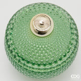 edg enzo de gasperi edg enzo de gasperi contenitore decorativo micro quadretti bombato h 145 cm d 105 cm verde ean 8059824610454