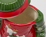 edg enzo de gasperi edg enzo de gasperi contenitore maglione di natale ass h 235 cm l 215 cm l 13 cm green red 1 pz ean 8059824540058