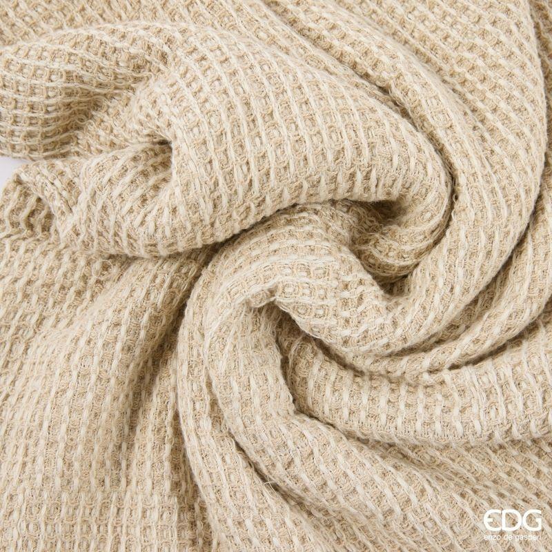 edg enzo de gasperi edg enzo de gasperi coperta quadretti l 158 cm l 102 cm scatola regalo grigio ean 8059824624369