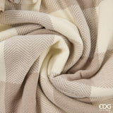 edg enzo de gasperi edg enzo de gasperi coperta wool l 170 cm l 120 cm scatola regalo bianco grigio ean 8059824624383