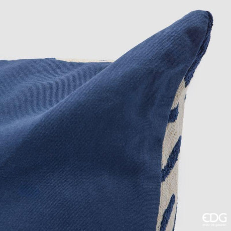 edg enzo de gasperi edg enzo de gasperi cuscino con coralli quadrato 43 x 43 cm blu scuro ean 8059824624208