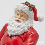 edg enzo de gasperi edg enzo de gasperi decoro babbo natale con sacco h 47 cm l 39 cm l 22 cm musica movimento led verde rosso ean 8059824561879