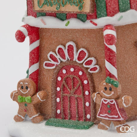 edg enzo de gasperi edg enzo de gasperi decoro mulino marzapane natale led h 50 cm l 30 cm l 23 cm multicolor ean 8059824567215