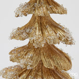 edg enzo de gasperi edg enzo de gasperi decoro pino di natale innevato h 44 cm l 18 cm l 12 cm gold ean 8059824563033