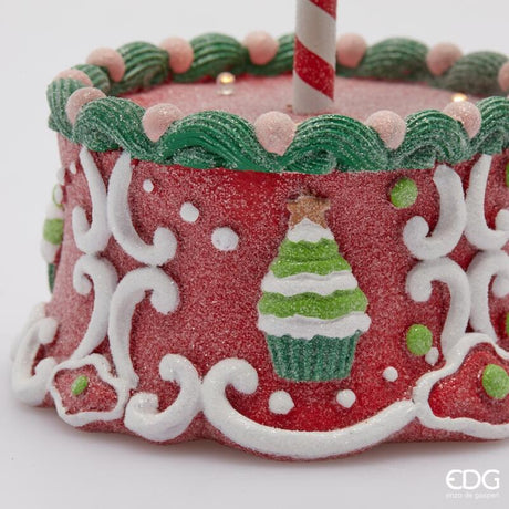 edg enzo de gasperi edg enzo de gasperi decoro renna marzapane natale mov h 29 cm l 17 cm l 14 cm multicolo ean 8059824561619