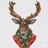 edg enzo de gasperi edg enzo de gasperi decoro renna natale h 33 cm l 16 cm l 125 cm multicolor ean 8059824540737