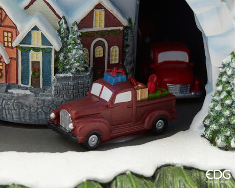 edg enzo de gasperi edg enzo de gasperi diorama pino natale h 46 cm d 31 cm musica movimento e led multicolor ean 8059824561886