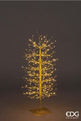 edg enzo de gasperi edg enzo de gasperi faggio con base 320 led di natale h 90 cm d 40 cm gold ean 8059824283160