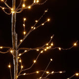 edg enzo de gasperi edg enzo de gasperi faggio di natale con 240 led d 55 cm h 150 cm tronco lungo smontabile black ean 8056372826184