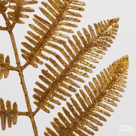 edg enzo de gasperi edg enzo de gasperi felce glitter 3 rami di natale h 95 cm gold ean 8059824580924