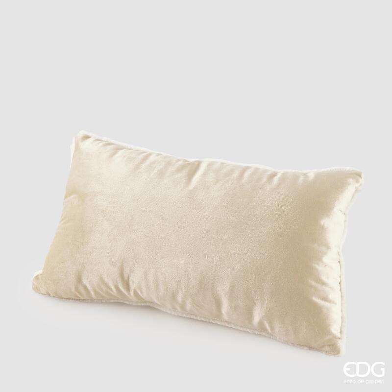 edg enzo de gasperi edg enzo de gasperi furry cuscino rettangolare natalizio 50 x 30 cm bianco ean 8059824547903