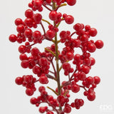 edg enzo de gasperi edg enzo de gasperi ilex bacche ramo natalizio h 60 cm rosso ean 8059824580801