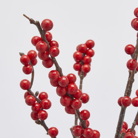 edg enzo de gasperi edg enzo de gasperi ilex ramo natalizio con bacche h 60 cm rosso ean 8059824413062