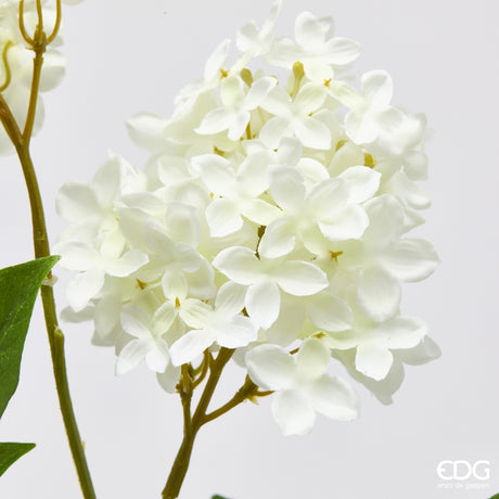 edg enzo de gasperi edg enzo de gasperi lilla ramo con foglie h 78 cm pianta artificiale colore bianco ean 8059824615114