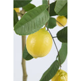 edg enzo de gasperi edg enzo de gasperi limone anti uv x9 con vaso pianta artificiale h 125 cm verde giallo ean 8059824607546