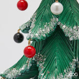 edg enzo de gasperi edg enzo de gasperi pino poly di natale con perle h 46 cm d 22 cm green ean 8059824561145