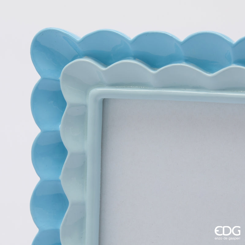 edg enzo de gasperi edg enzo de gasperi portafoto cornice balze quadrato h 15 cm l 15 cm blu ean 8059824632760