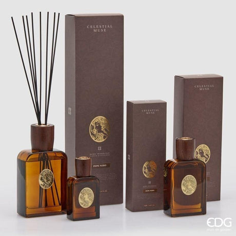 edg enzo de gasperi edg enzo de gasperi profumatore ambiente bottiglia diva 120 ml pepe nero diffusore fragranza design elegante ean 8059824655776