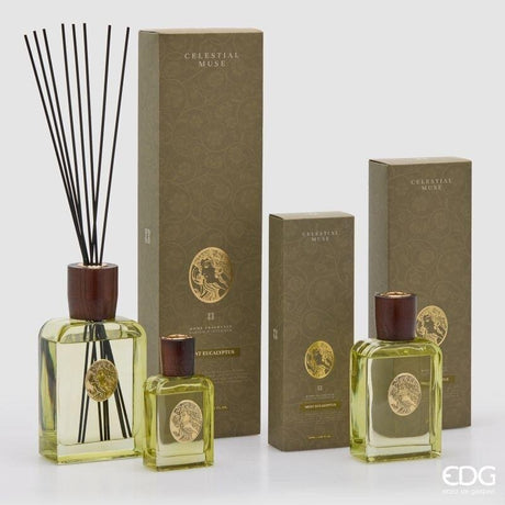 edg enzo de gasperi edg enzo de gasperi profumatore ambiente bottiglia diva 490 ml menta ed eucalipto diffusore fragranza design elegante ean 8059824656087