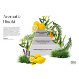 edg enzo de gasperi edg enzo de gasperi profumatore bottiglia opal 220 ml h 14 cm aromatic hinoki ean 8059824627162