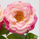 edg enzo de gasperi edg enzo de gasperi rosa ramo con foglie ass h 58 cm pianta artificiale rosa crema 1 pz ean 8059824647443