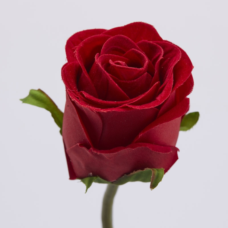 edg enzo de gasperi edg enzo de gasperi rosa velvet ramo con foglie h 60 cm pianta artificiale colore rosso ean 8059824327574