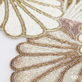 edg enzo de gasperi edg enzo de gasperi runner conchiglie di natale l 90 cm l 30 cm rose gold ean 8059824596185