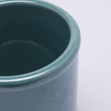 edg enzo de gasperi edg enzo de gasperi vaso glaze cilindro h 18 cm d 18 cm ceramica waterproof colore salvia ean 8059824374851