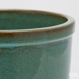 edg enzo de gasperi edg enzo de gasperi vaso glaze cilindro h 23 cm d 245 cm ceramica waterproof colore turquoise ean 8059824645258