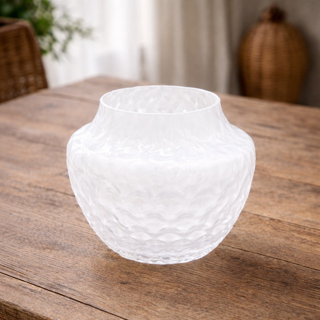 edg enzo de gasperi edg enzo de gasperi vaso honeycomb nido dape h 17 cm d 20 cm vetro waterproof bianco ean 8059824609755