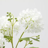 edg enzo de gasperi edg enzo de gasperi viburno ramo x5 con foglie pianta artificiale h 80 cm d 10 cm bianco ean 8059824474537