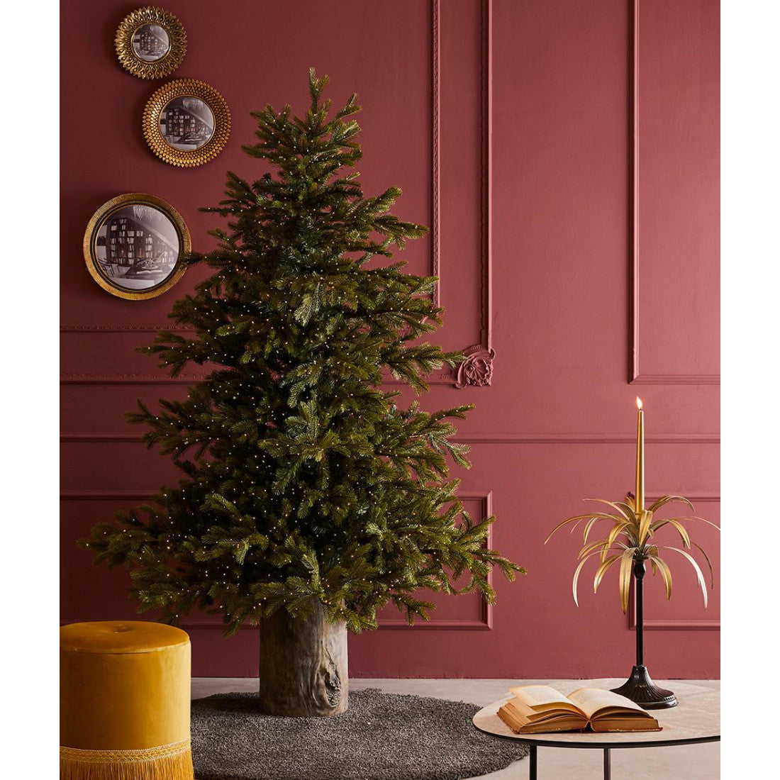 edg_enzo de gasperi edg_enzo de gasperi albero di natale pino imperial new 4 000 miniled h 210 cm d 140 cm uso esterno verde ean 8059824577351