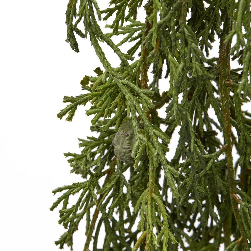 edg_enzo de gasperi edg_enzo de gasperi festone di natale ghirlanda thuja con bacche l 195 cm verde ean 8059824401397