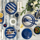 guzzini guzzini posate insalata riviera melamina 298 cm bianco blu ean 8008392392415