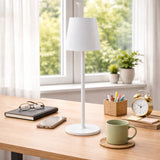 larcolaio larcolaio lampada led touch ricaricabile h 38 cm 10 x 10 cm ip54 round pro bianco ean 8051526263426