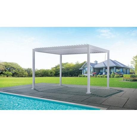 larcolaio larcolaio pergola vulcano 4 x 4 mt bianco ean 8013054837852