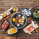 lotusgrill lotusgrill barbecue portatile 43 5 x 43 5 x 25 7 cm per esterno nero ean 4260023010882