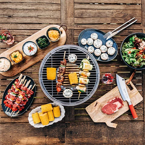 lotusgrill lotusgrill barbecue portatile 43 5 x 43 5 x 25 7 cm per esterno nero ean 4260023010882