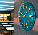 lowell lowell orologio da parete quarzo mdf vetro d 3940 cm verde ean 8008457731043