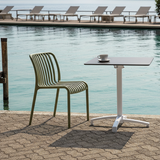 moia greenwood moia greenwood base tavolo in alluminio 40 x 40 cm tubo d 7 cm 7 kg bianco basamento resistente design moderno ean 8013054835469