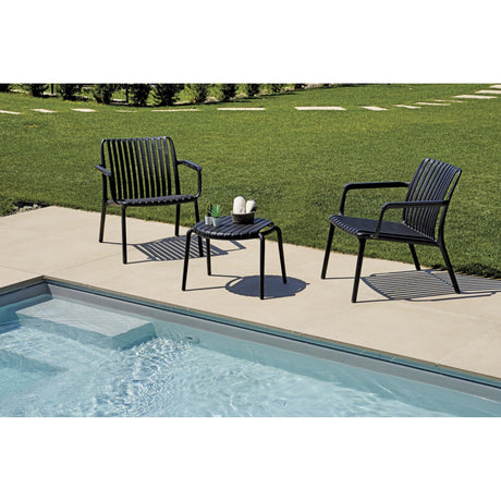 moia greenwood moia greenwood tavolino balcony set valencia in resina antracite tavolino in polipropilene con fibra di vetro design outdoor ean 8013054838149