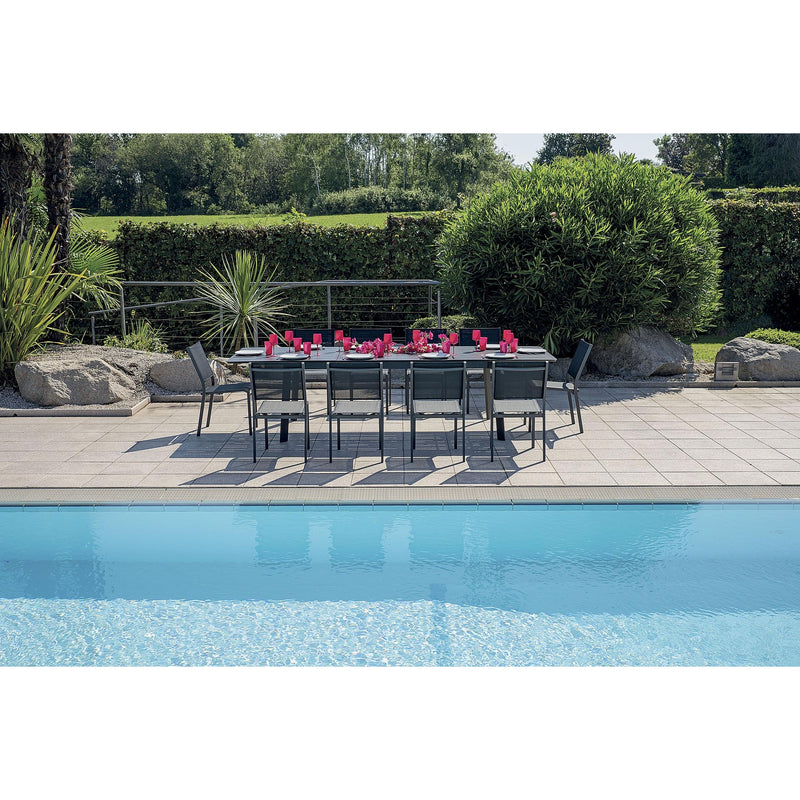 moia greenwood moia greenwood tavolo porto ercole allungabile 200300x102 cm alluminio antracite tavolo outdoor estensibile design moderno ean 8013054832543