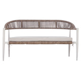 moia greenwood moia greenwood set milano in alluminio bianco e wicker corda salotto giardino con 2 poltrone divano 2 posti e tavolino ean 8013054832697