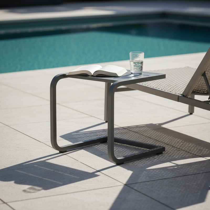 moia greenwood moia greenwood tavolino 40 x 40 cm in alluminio antracite dogato tavolino outdoor design moderno ean 8013054838941