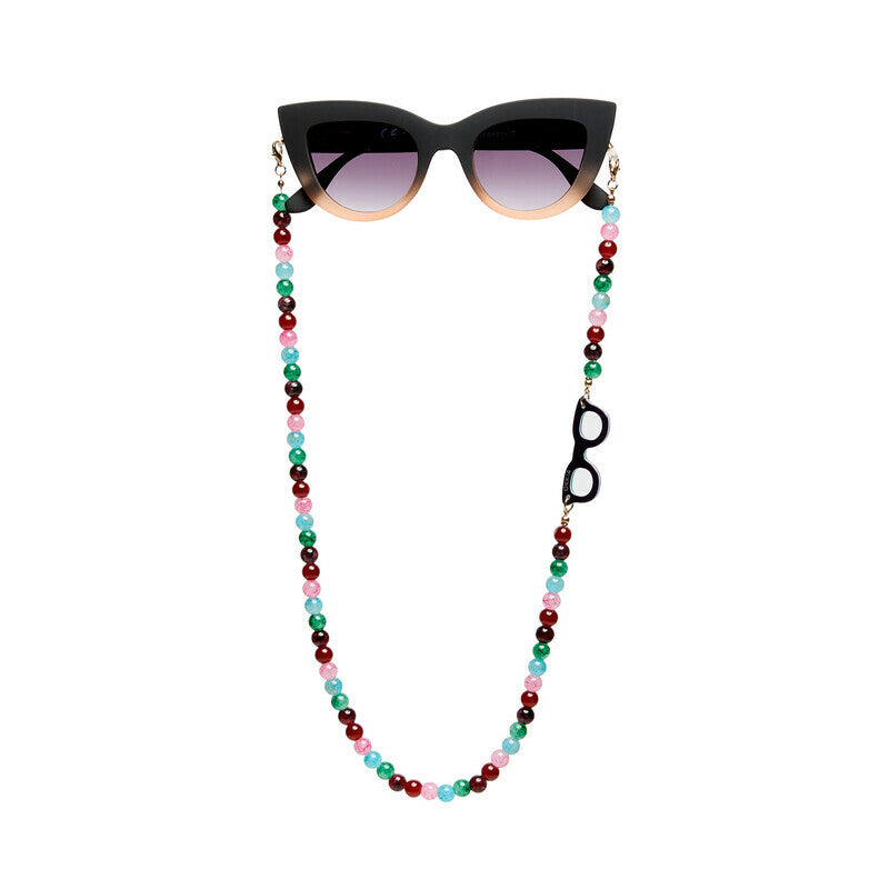 okkia okkia collana bijoux con palline in vetro per occhiali e mascherina colore gipsy ean 8056211376061