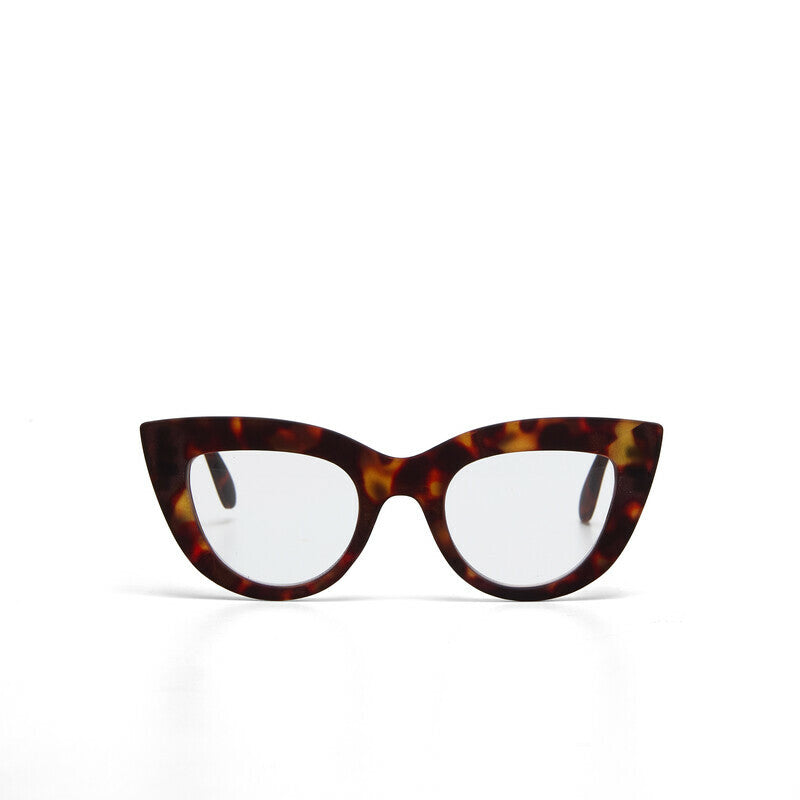 okkia okkia occhiale da lettura mod claudia premontato gatto soft touch havana diottrie 1 00 ean 8055773193062